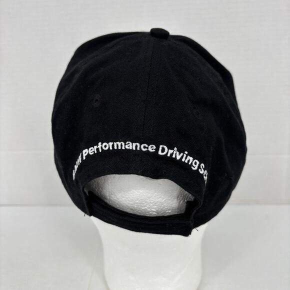 BMW Baseball Cap Mens One Size Black Adjustable 100% Cotton Embroidered Logo - Picture 4 of 8